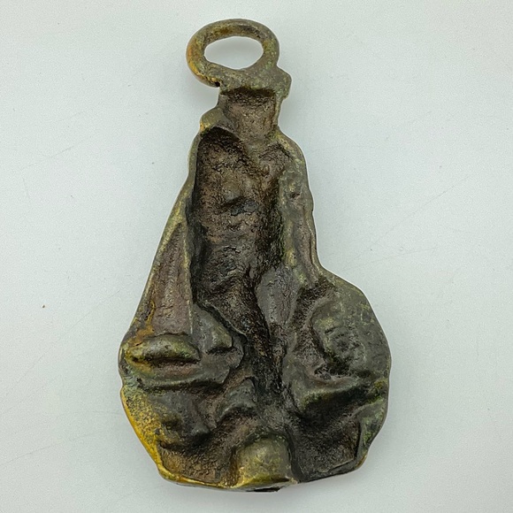 Vintage Brass Fisherman Figure, Home Decor, Ornament, Sailor Figurine, Steampunk - Picture 8 of 9